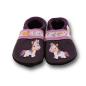 Preview: Krabbelschuhe Einhorn auf darkviolett